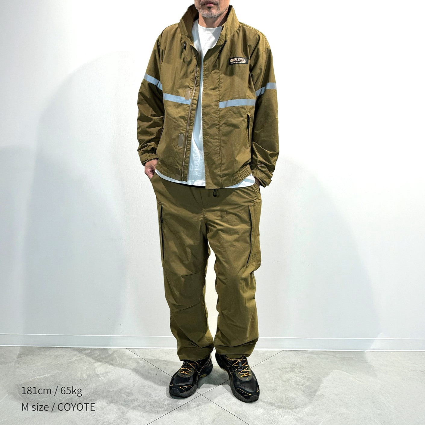 【GSMP-070】 BRUSHED MESH LINING FIELD PANTS