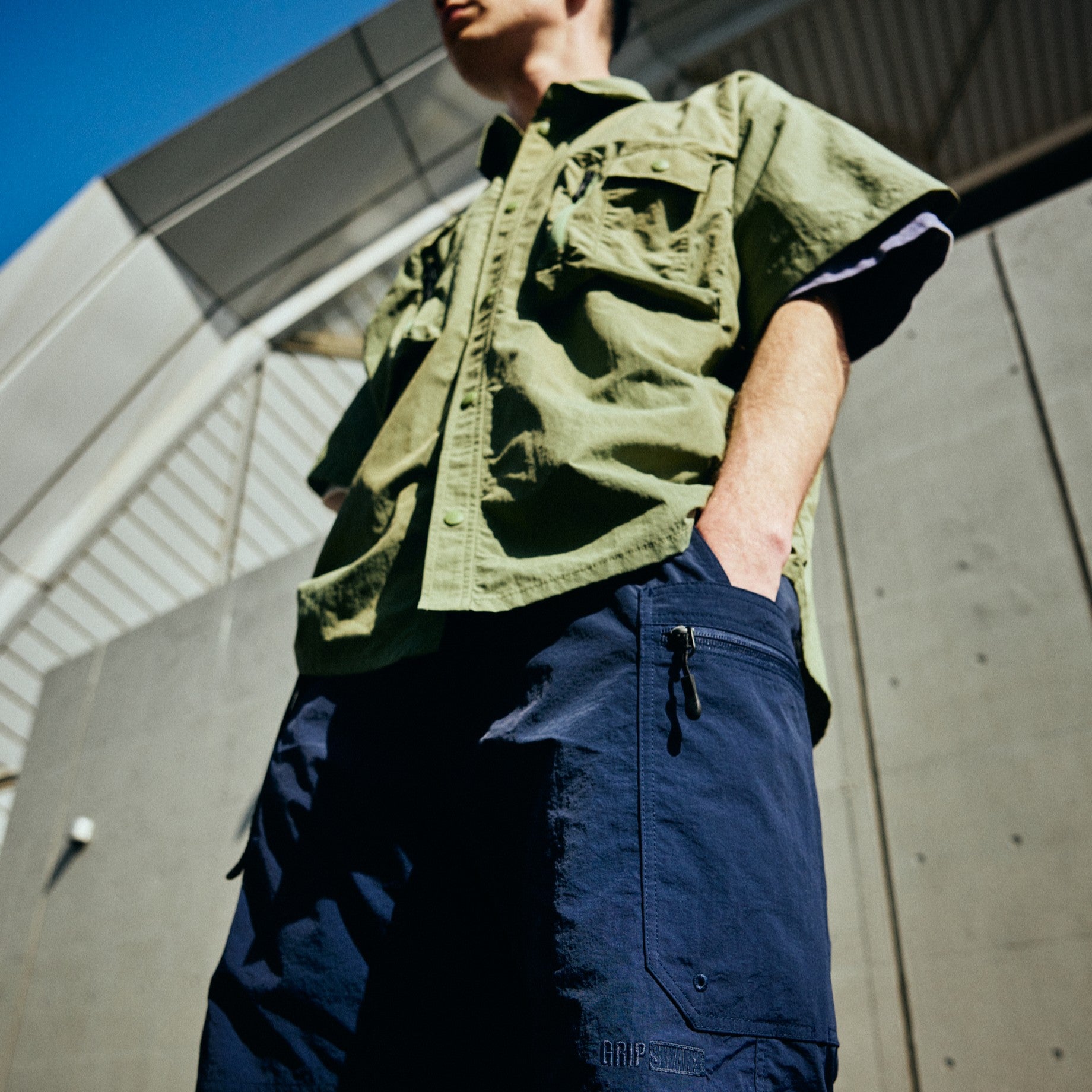 【GSUSH-136】 GS UTILITY BOX SHIRTS