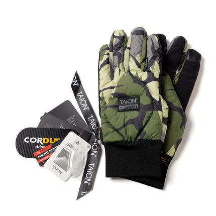 【TAION-GV01-GSPT】 CORDURA DOWN GLOVE