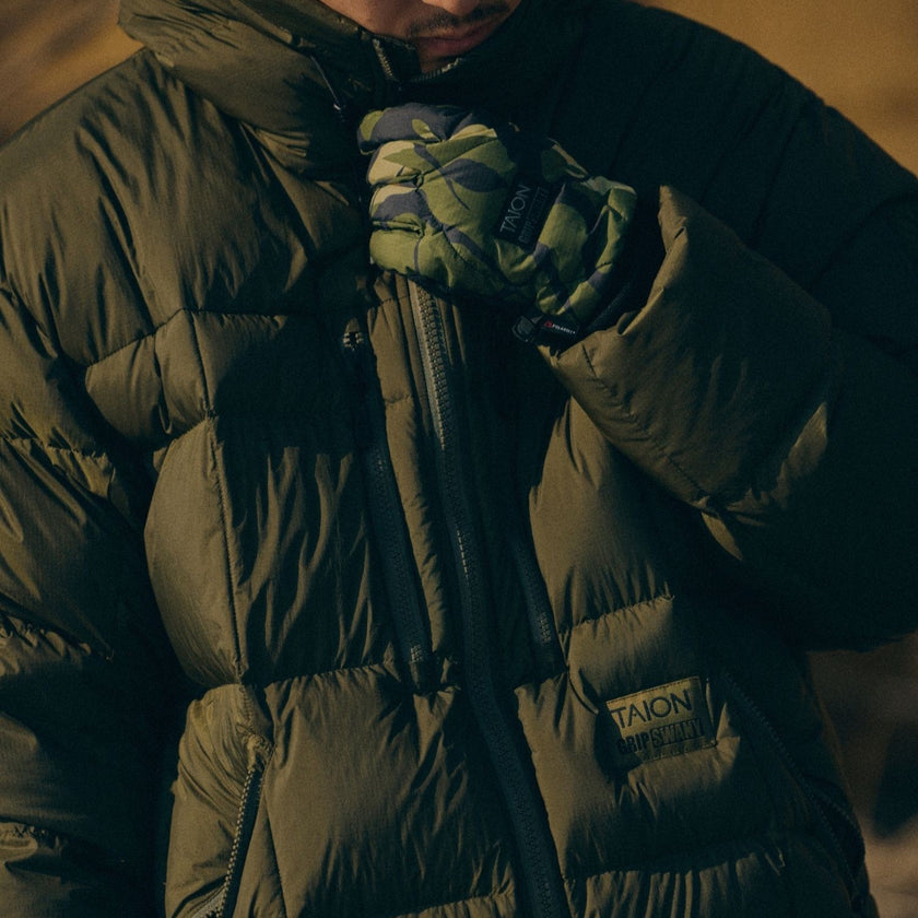 【TAION-GV01-GSPT】 CORDURA DOWN GLOVE