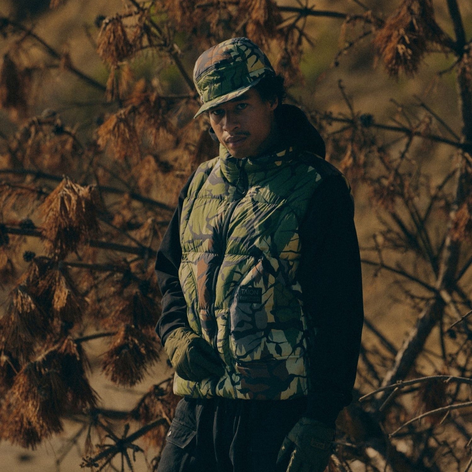 【TAION-002VZWK-GSPT】 CORDURA DOWN VEST