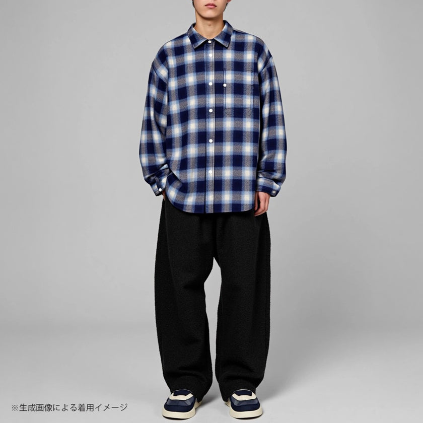 【GSMSH-071】 BRUSHED CHECK SHIRTS
