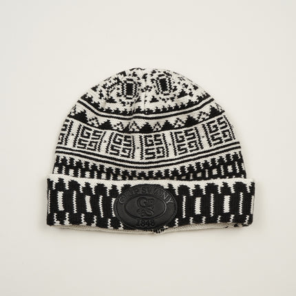 【18MA-266】 LEATHER PATCH BEANIE