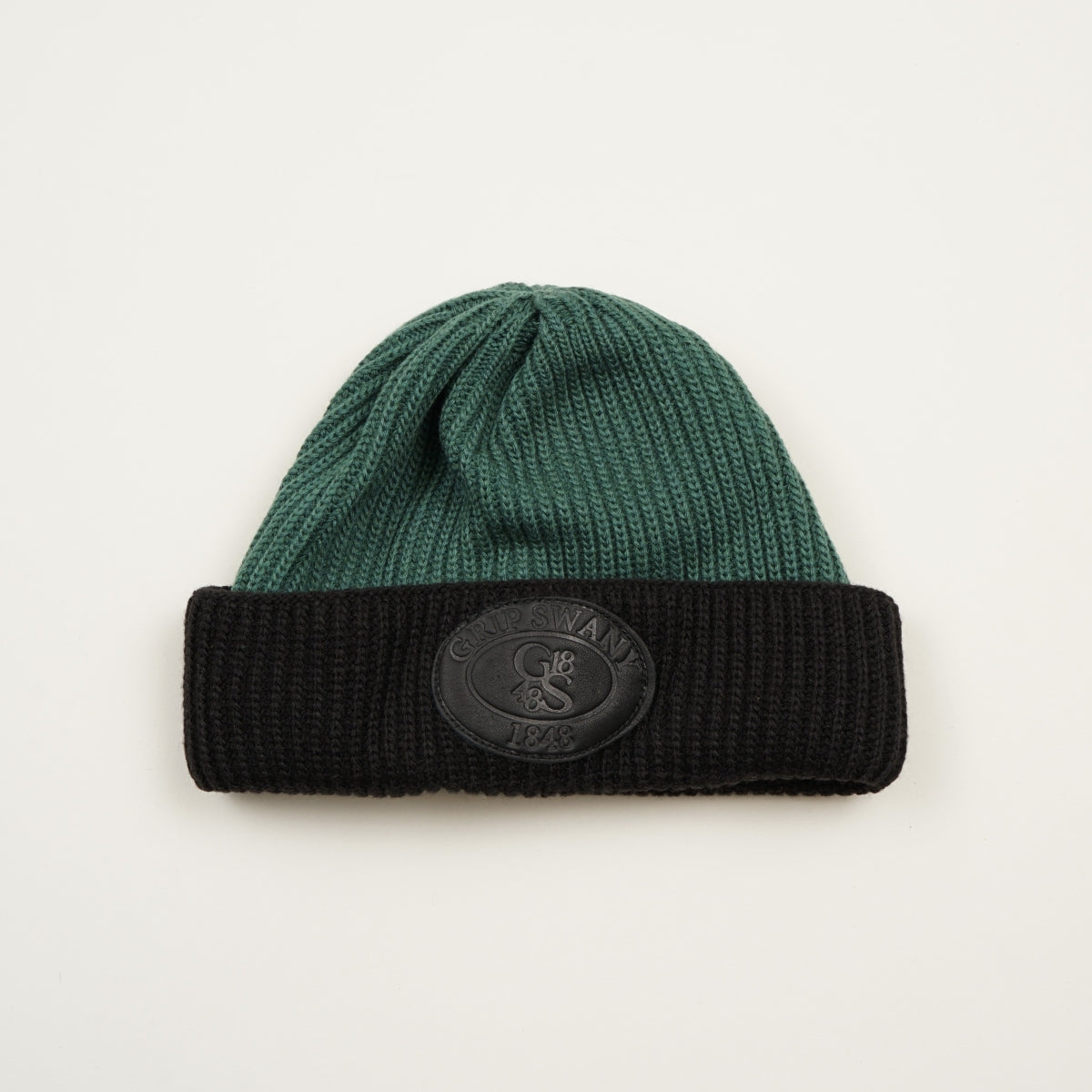 【18MA-266】 LEATHER PATCH BEANIE