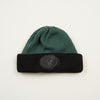 【18MA-266】 LEATHER PATCH BEANIE