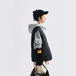 【GSWCT-292】 TUCKED SLEEVE SLIT HOODIE