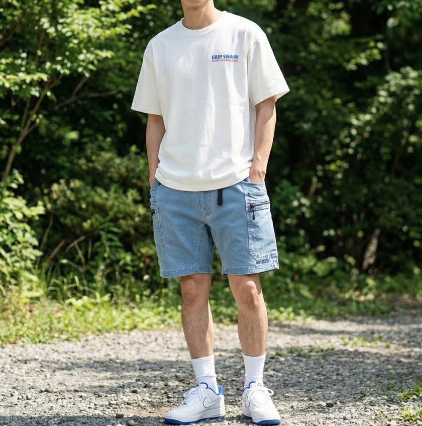 【GSMS-153】 COOLMAX DENIM GEAR SHORTS