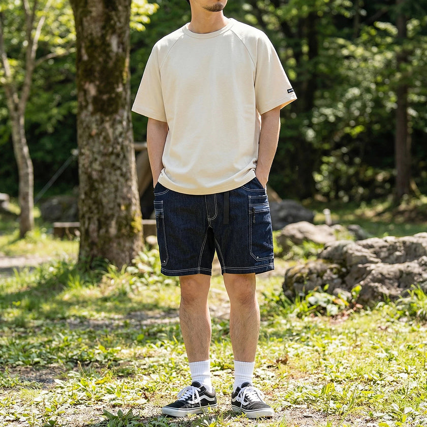 【GSMS-153】 COOLMAX DENIM GEAR SHORTS