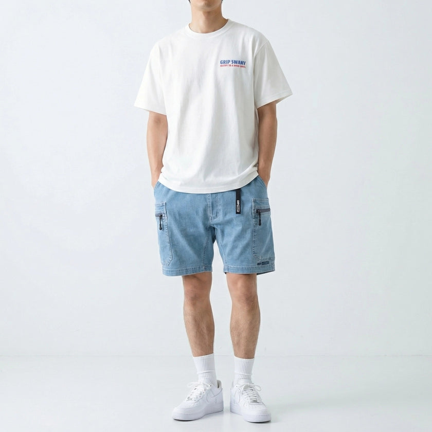 【GSMS-153】 COOLMAX DENIM GEAR SHORTS