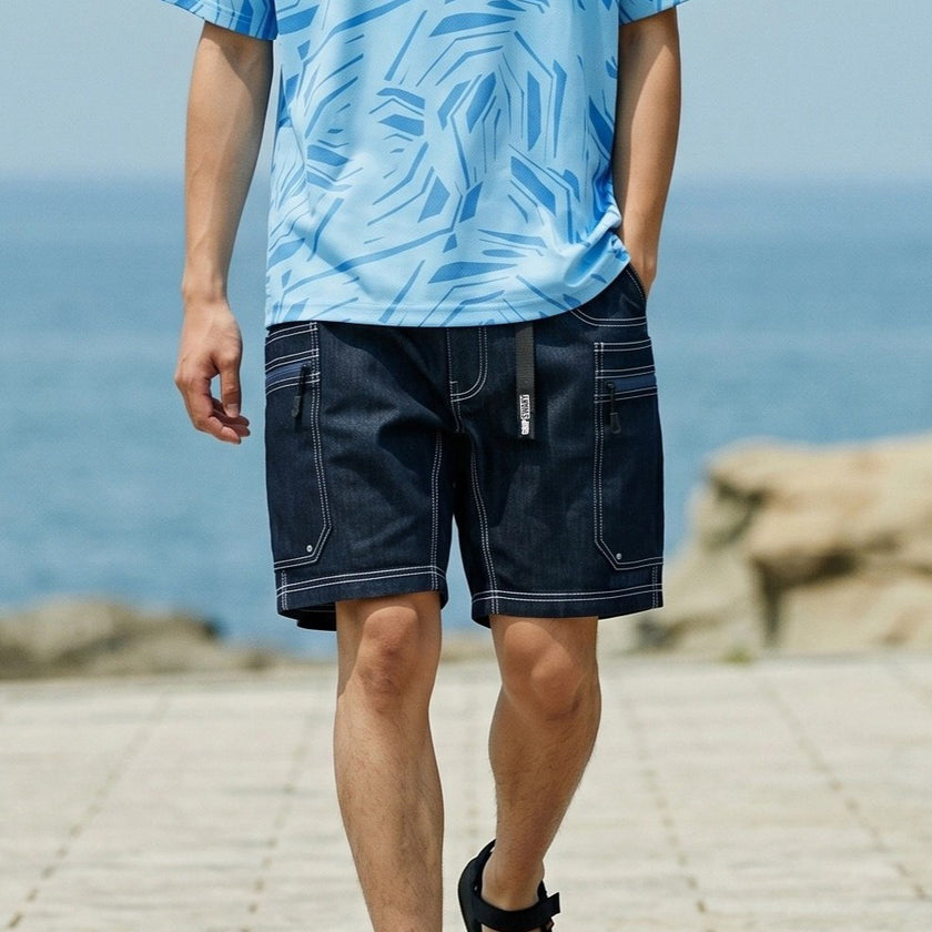 【GSMS-153】 COOLMAX DENIM GEAR SHORTS