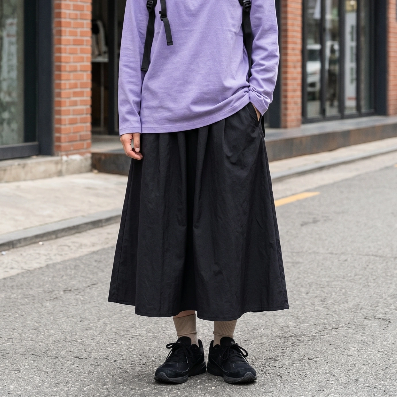 [GSWK0048] W`S GS PACKABLE SKIRT