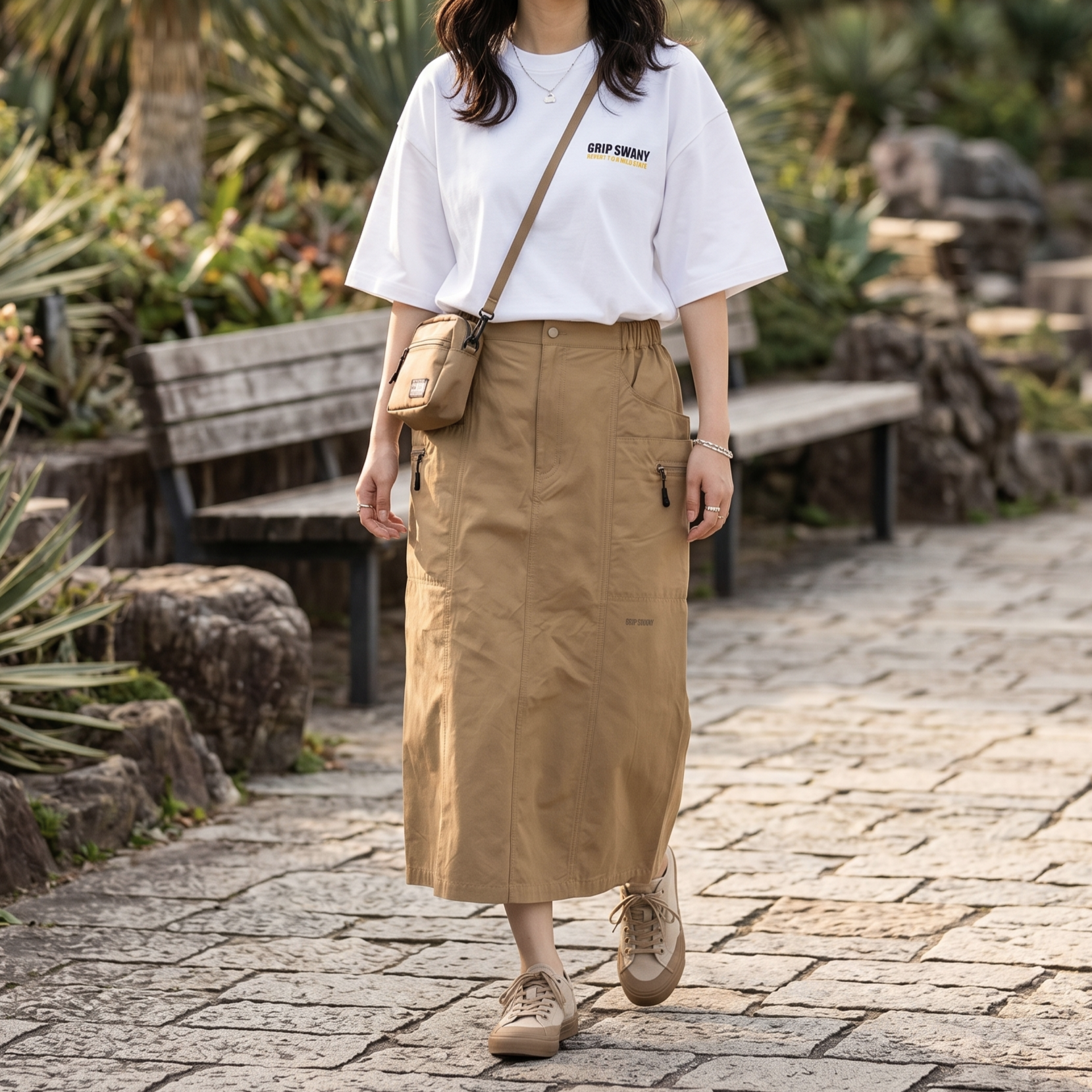 [GSWK0047] W`S CARGO SKIRT