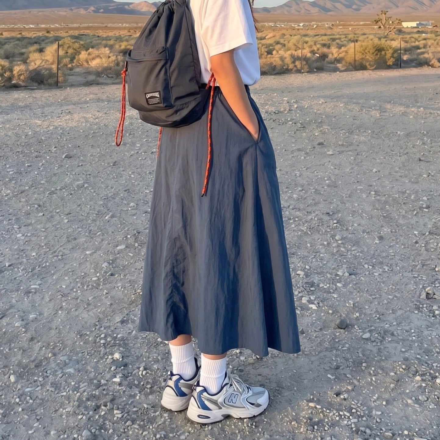 [GSWK0048] W`S GS PACKABLE SKIRT