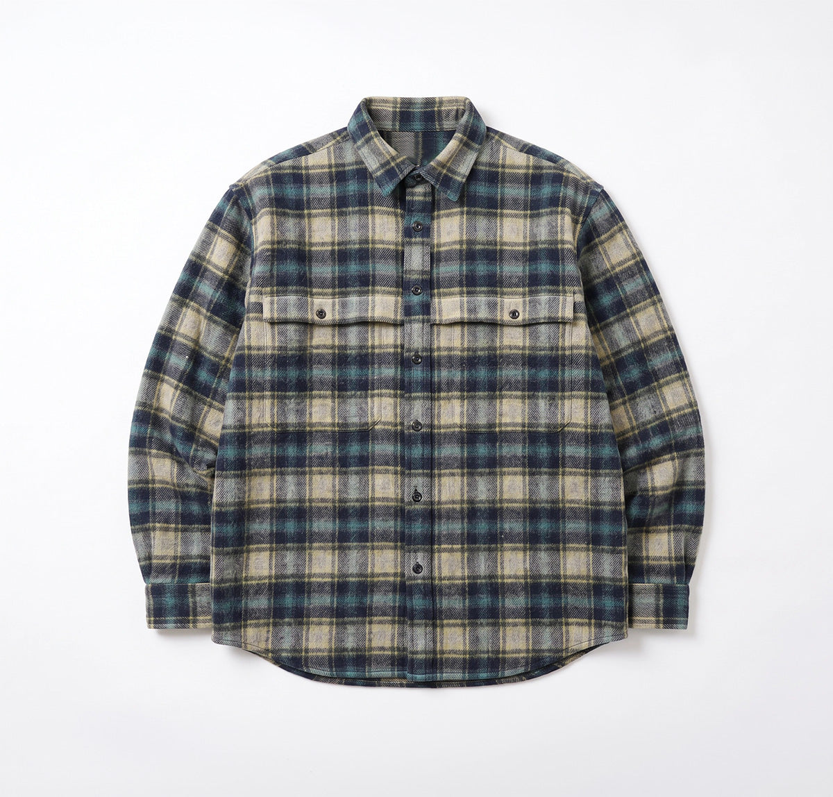 【18MSH-280】 WOOL FLANNEL WORK SHIRTS