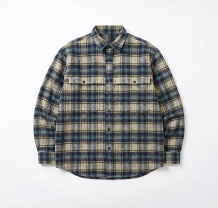 【18MSH-280】 WOOL FLANNEL WORK SHIRTS