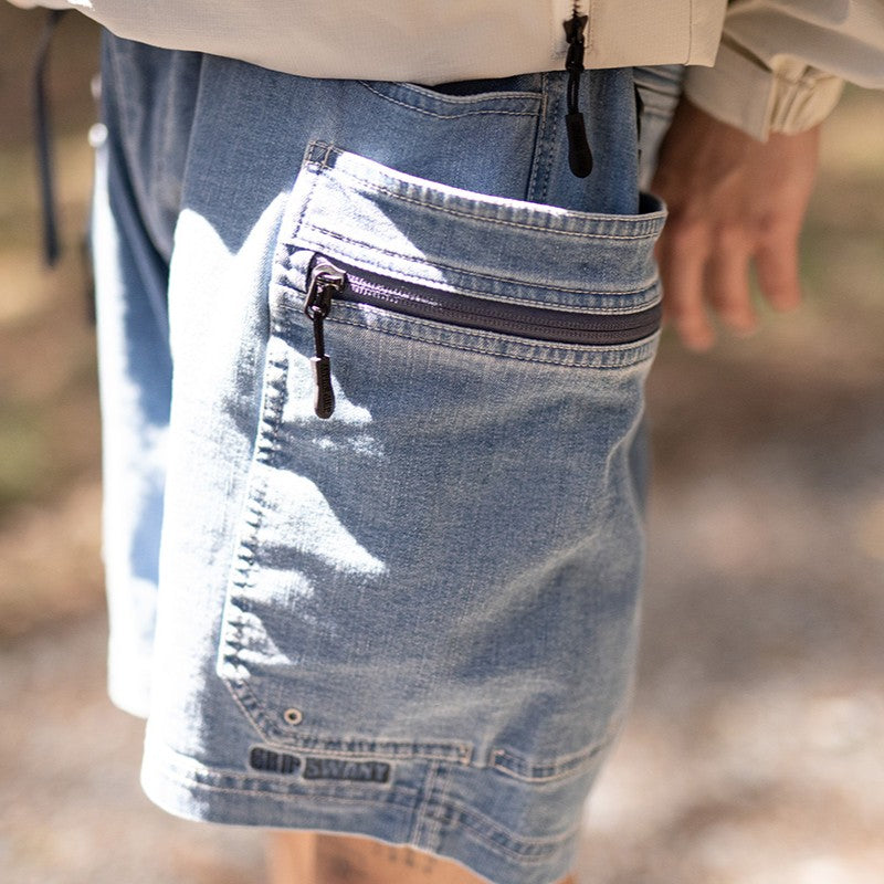 GSMS-153】 COOLMAX DENIM GEAR SHORTS – grip-swany GSMS-153】 COOLMAX DENIM GEAR SHORTS – grip-swany