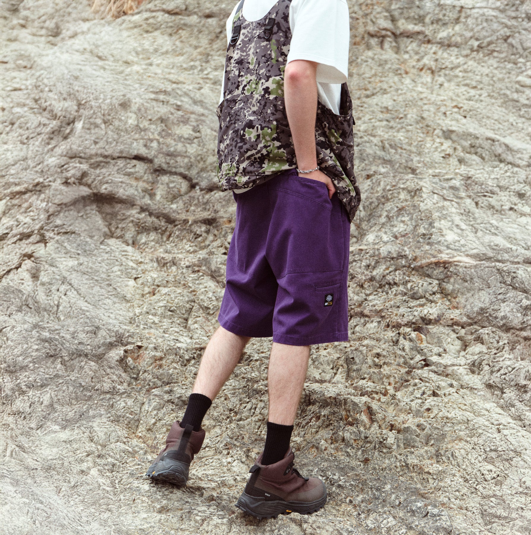 【262M40GS01】GRIPSWANY×Dickies EASY DOUBLE HIP WORK SHORTS