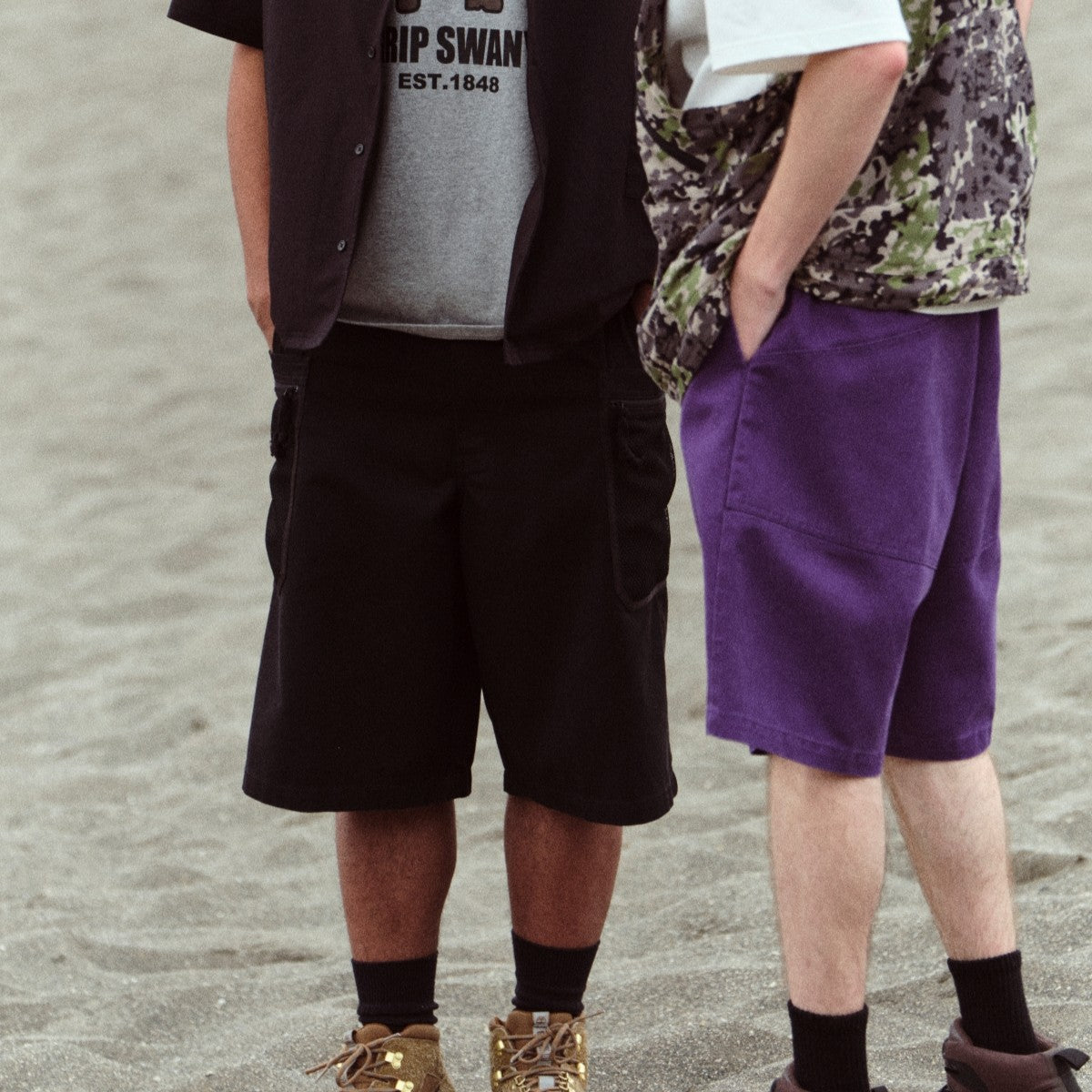 【262M40GS01】GRIPSWANY×Dickies EASY DOUBLE HIP WORK SHORTS