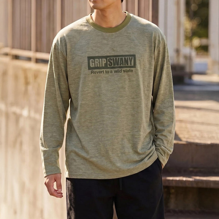 【GSMCT0008】 BOX LOGO DRY L/S TEE