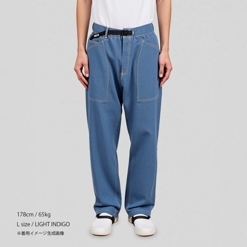 【GSMP-068】 DENIM-LIKE PANTS LOOSE FIT