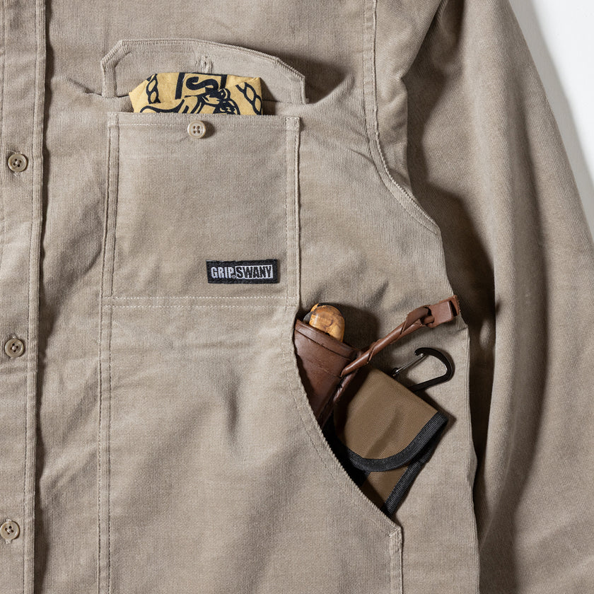 【GSMSH-072】 CORDUROY STRETCH FIELD SHIRTS