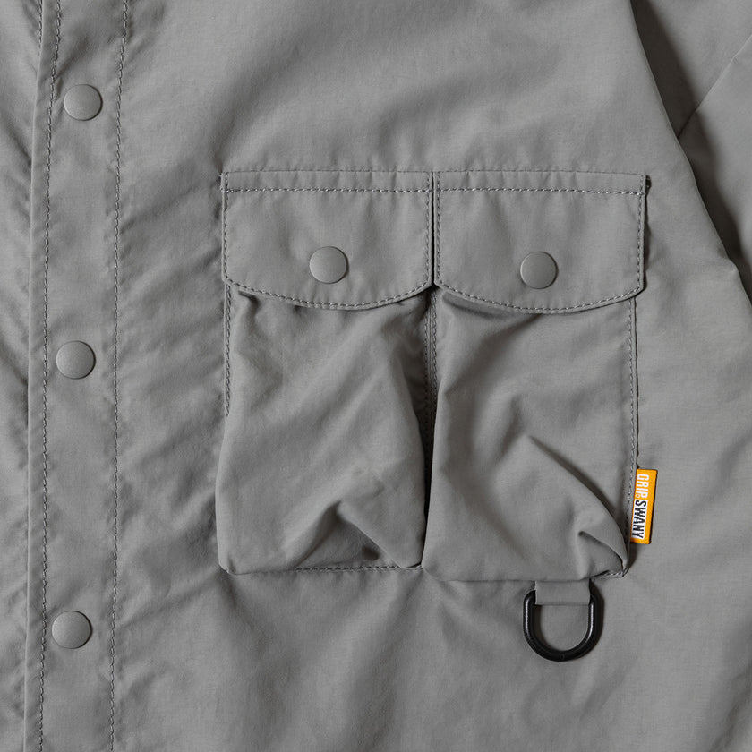 [GSW-34]W'S SUPPLEX STAND COLLAR SHIRT