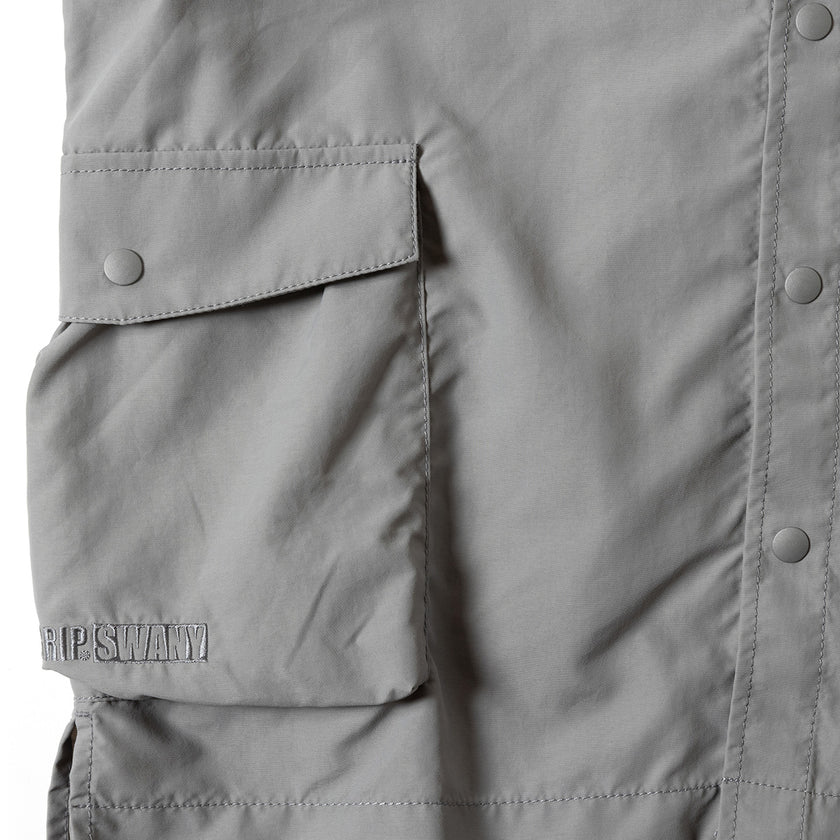 [GSW-34]W'S SUPPLEX STAND COLLAR SHIRT