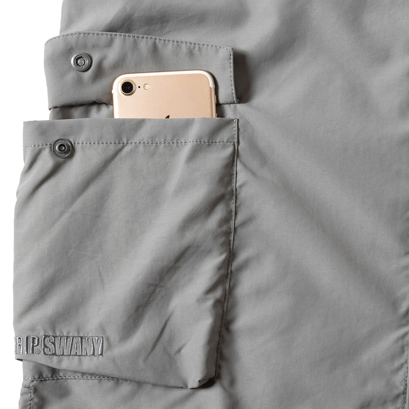 [GSW-34]W'S SUPPLEX STAND COLLAR SHIRT