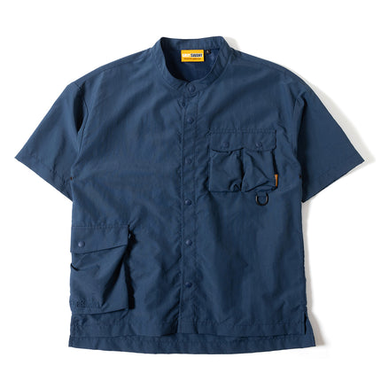 【GSW-34】W’S SUPPLEX STAND COLLAR SHIRT