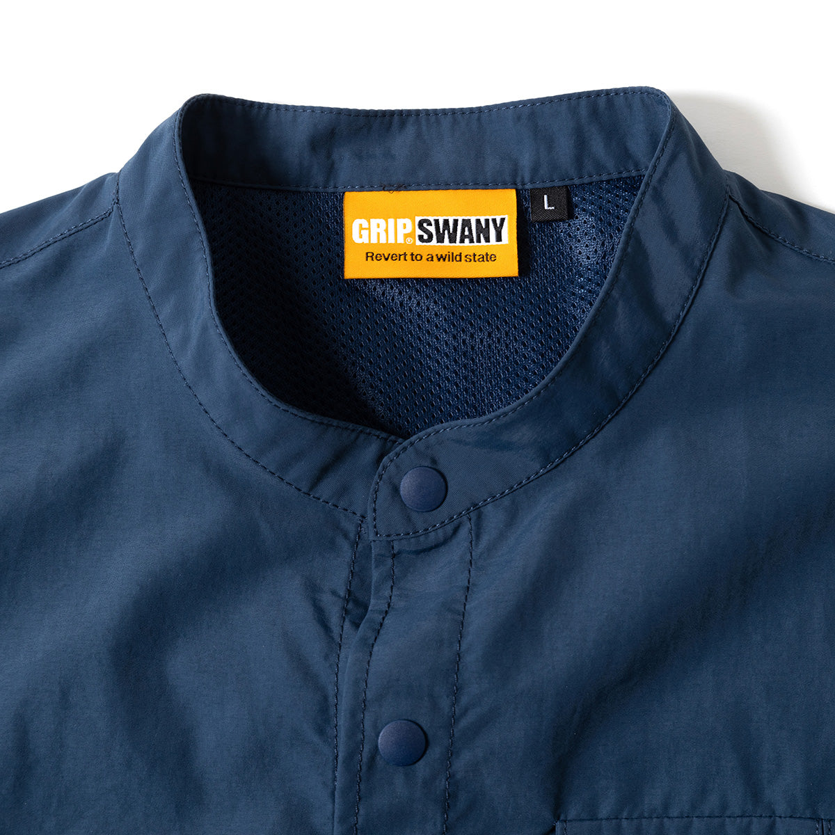 【GSW-34】W’S SUPPLEX STAND COLLAR SHIRT