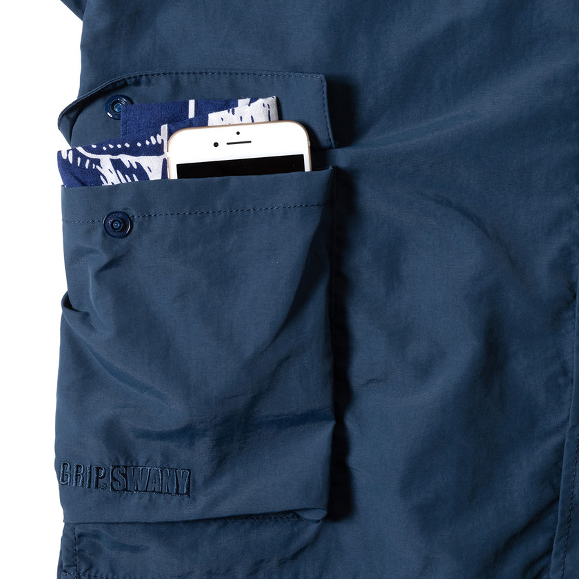 [GSW-34]W'S SUPPLEX STAND COLLAR SHIRT