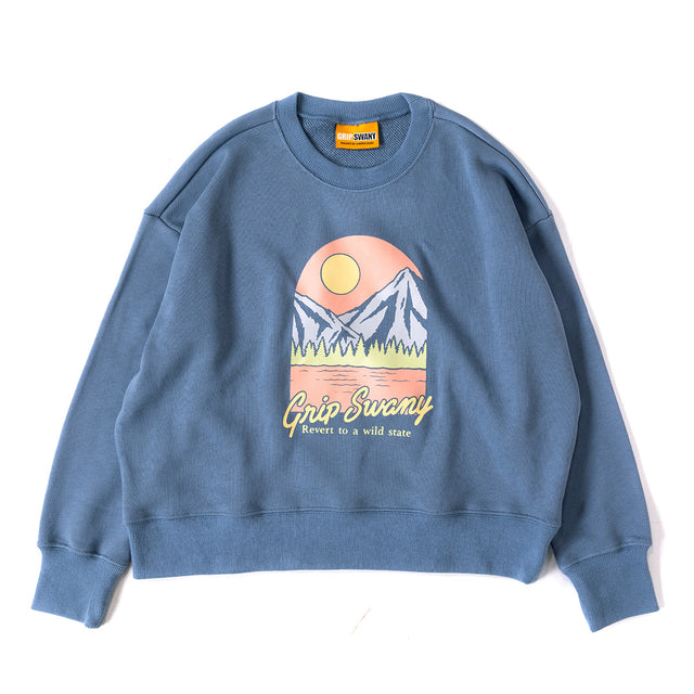 【GSW-40】 W’S PRINT SWEAT PULLOVER