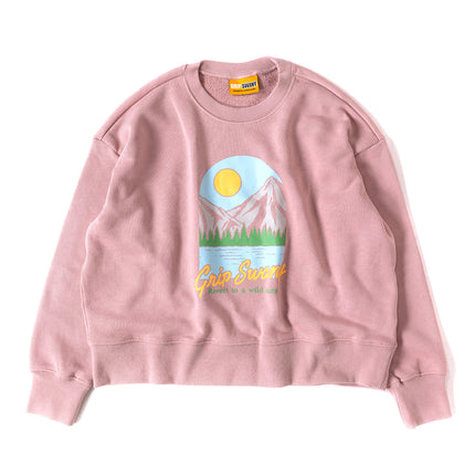 【GSW-40】 W’S PRINT SWEAT PULLOVER