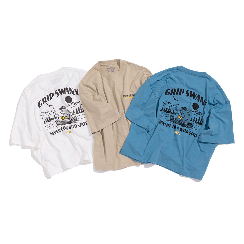 [GSWCT0043] W`S BEAR PRINT TEE
