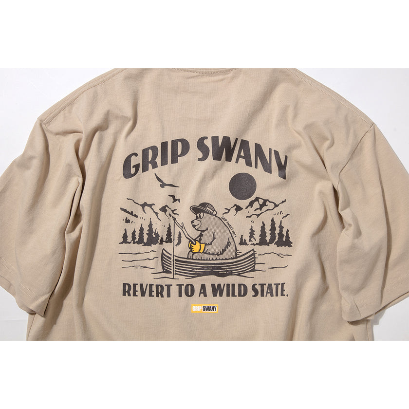 [GSWCT0043] W`S BEAR PRINT TEE