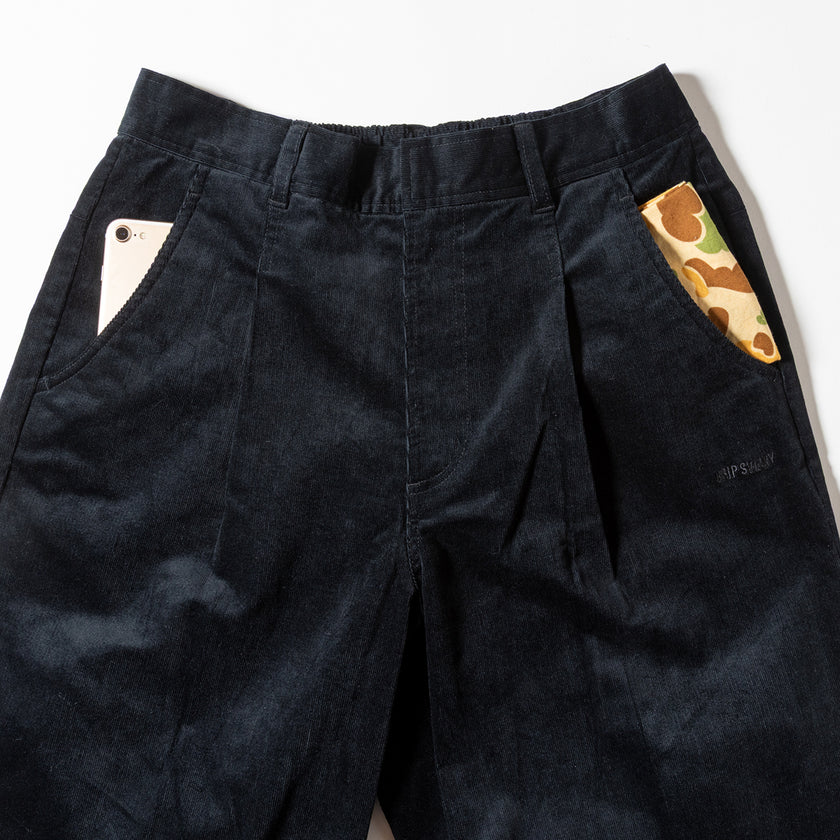 【GSWP-085】 CORDUROY STRETCH WIDE PANTS