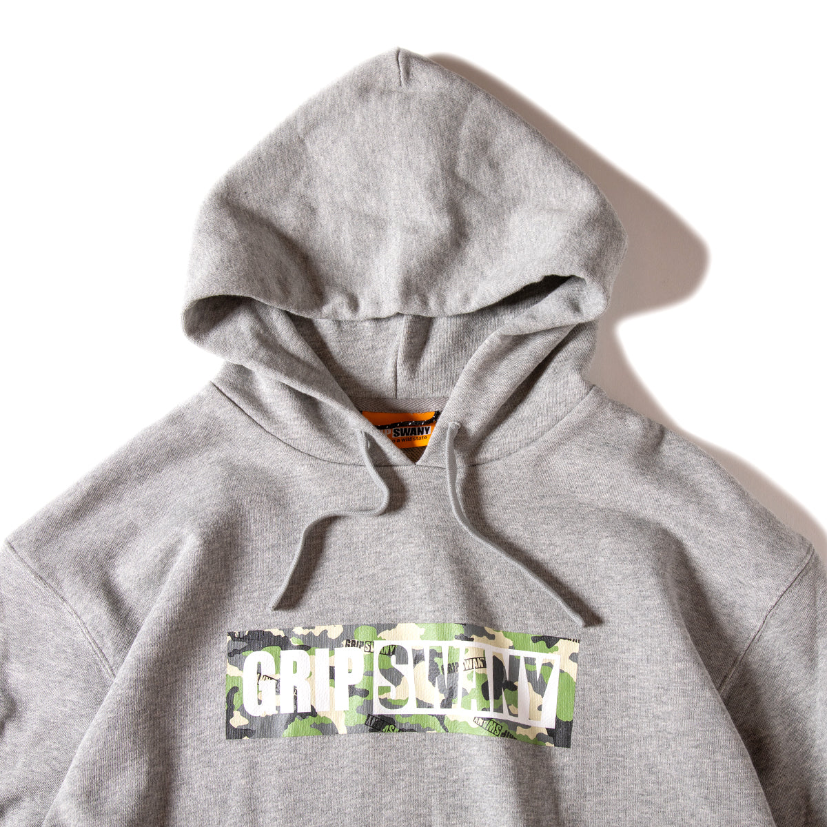 GSMCT-190GC】Camo Box Logo Hoodie – grip-swany