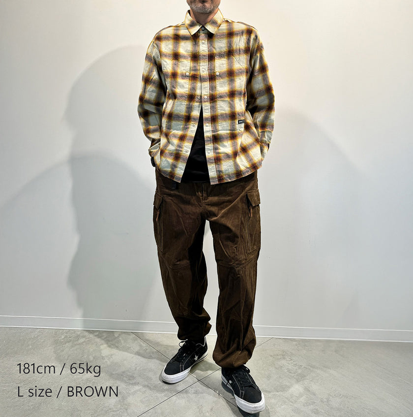 【GSMSH-071】 BRUSHED CHECK SHIRTS