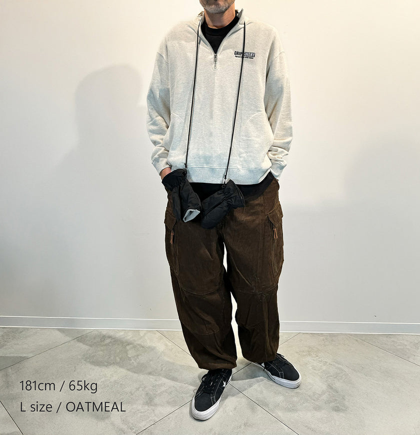 【GSMCT-076】 GS SWEAT HALF ZIP
