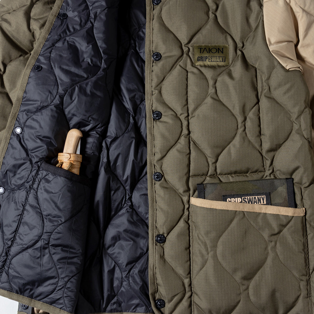 【TAION-GRIPSWANY-JK01】 TAION X GRIP SWANY DOWN JACKET