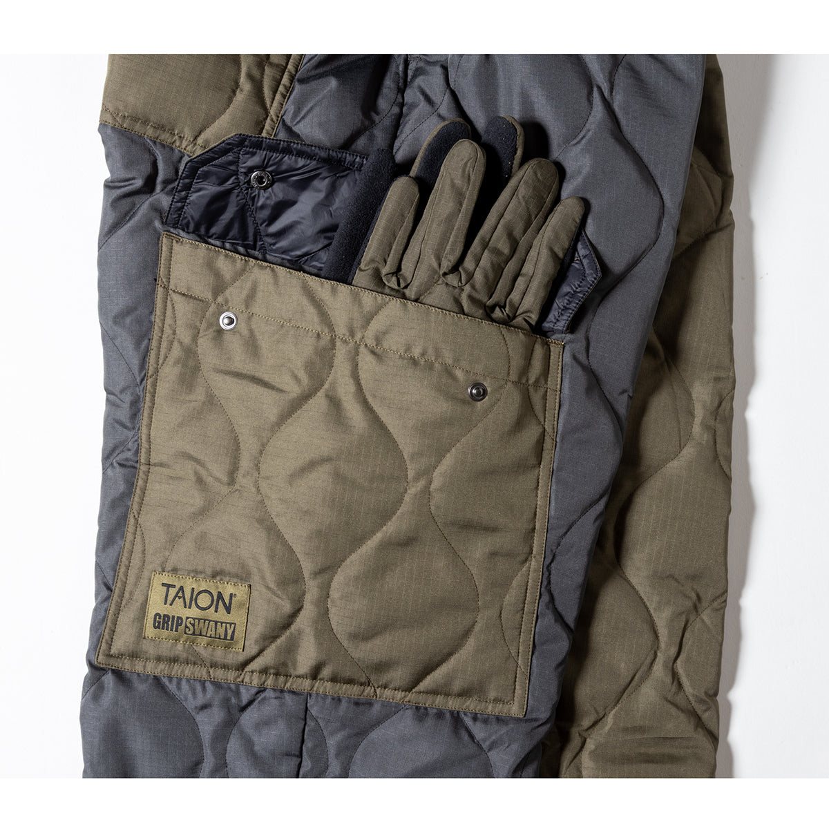 【TAION-GRIPSWANY-PT01】 TAION X GRIP SWANY DOWN CARGO PANTS