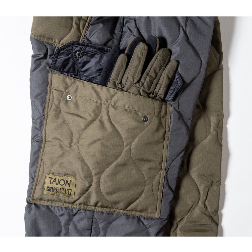【TAION-GRIPSWANY-PT01】 TAION X GRIP SWANY DOWN CARGO PANTS