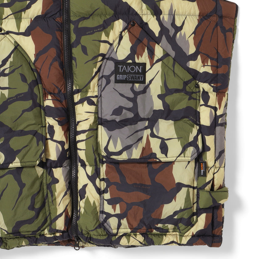 【TAION-002VZWK-GSPT】 CORDURA DOWN VEST
