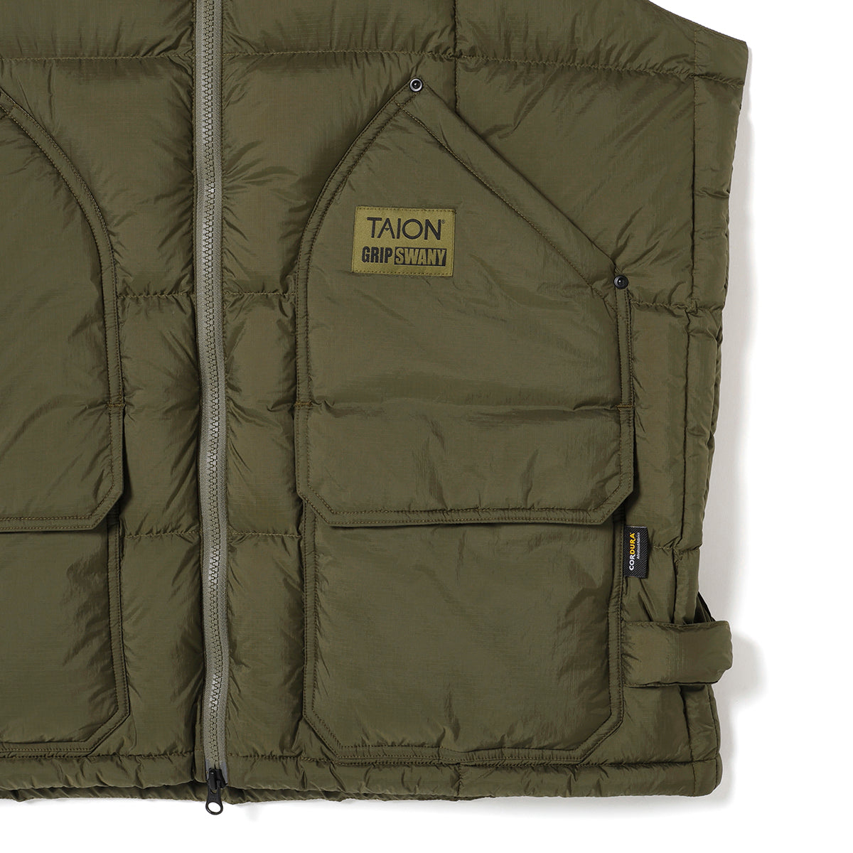 【TAION-002VZWK-GS】 CORDURA DOWN VEST