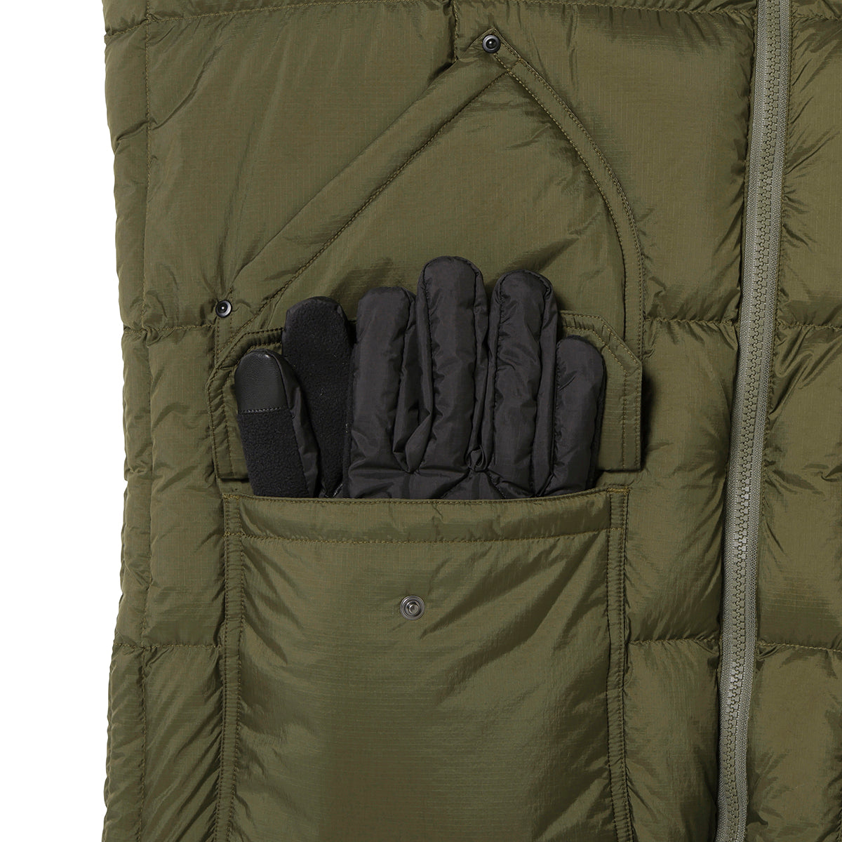 【TAION-002VZWK-GS】 CORDURA DOWN VEST