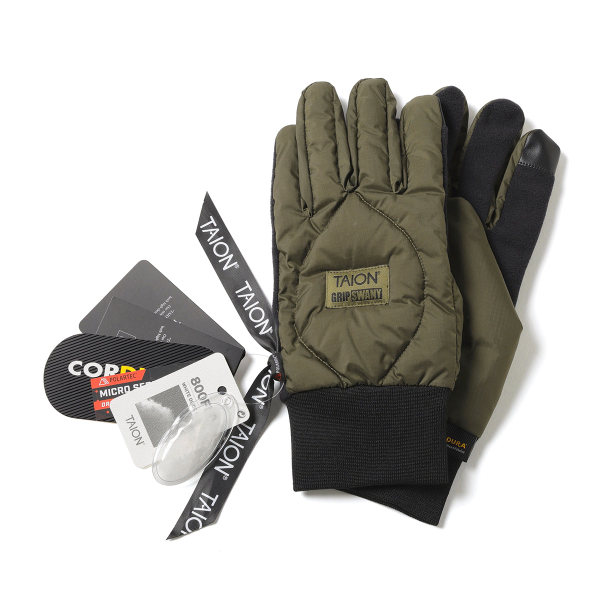 【TAION-GV01-GS】 CORDURA DOWN GLOVE