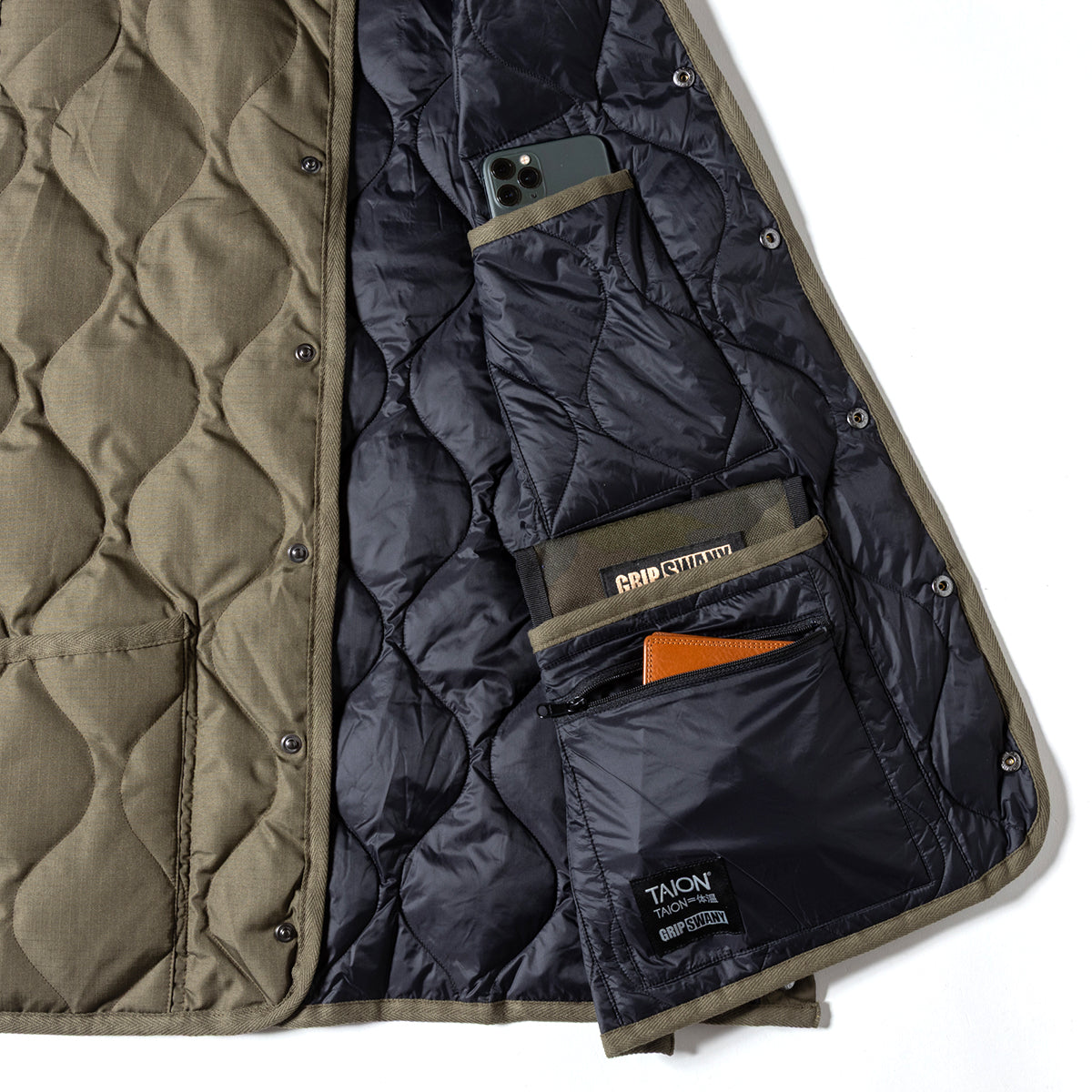 【TAION-GRIPSWANY-VT01】 TAION X GRIP SWANY DOWN VEST