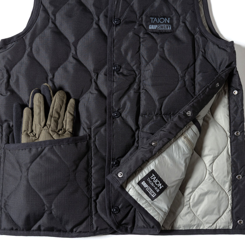 【TAION-GRIPSWANY-VT01】 TAION X GRIP SWANY DOWN VEST