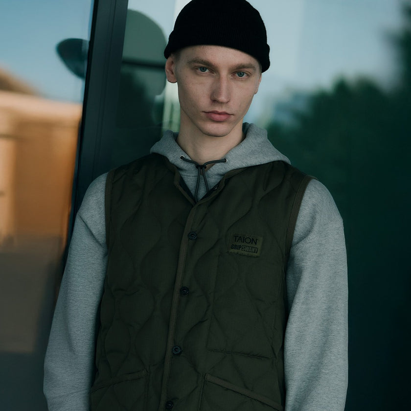 【TAION-GRIPSWANY-VT01】 TAION X GRIP SWANY DOWN VEST