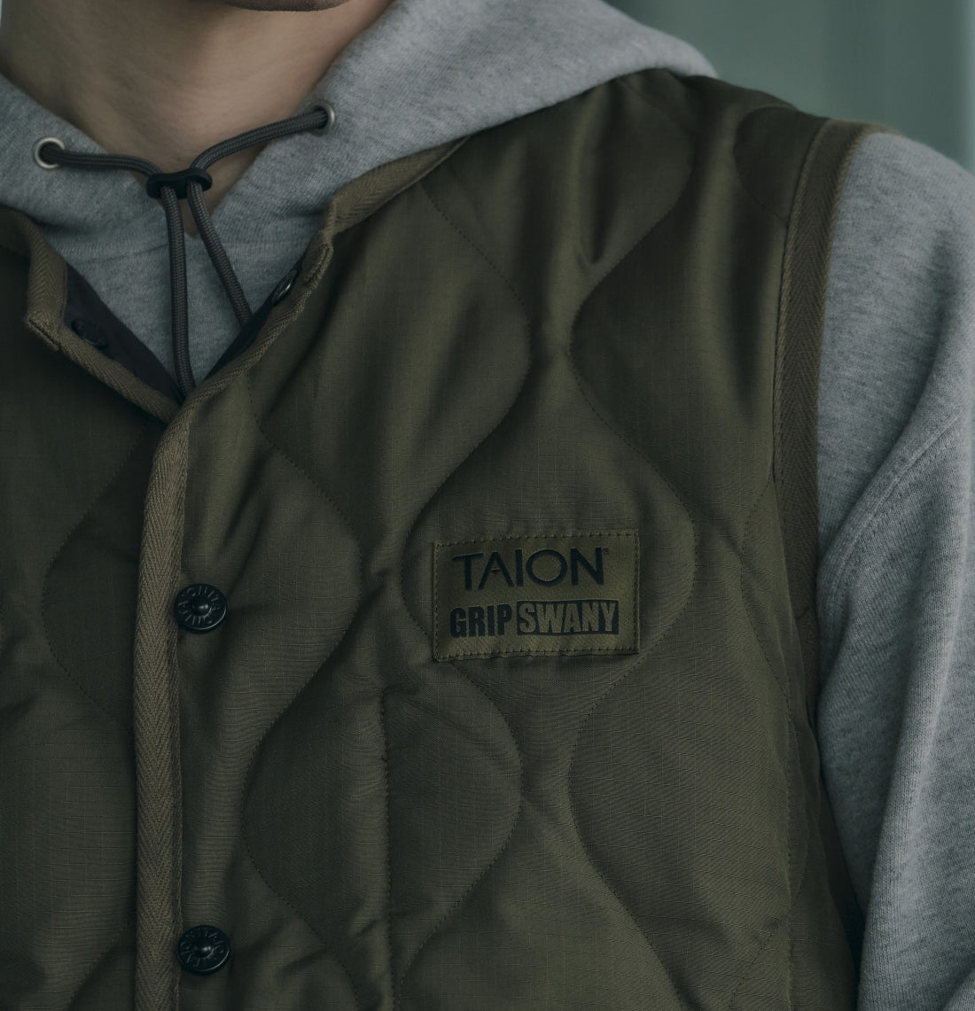 【TAION-GRIPSWANY-VT01】 TAION X GRIP SWANY DOWN VEST